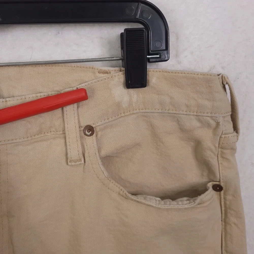 Polo Ralph Lauren Varick Slim Straight Pants Mens 38x30 Tan Khaki Chinos Stretch